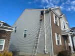Ladder on side of a house